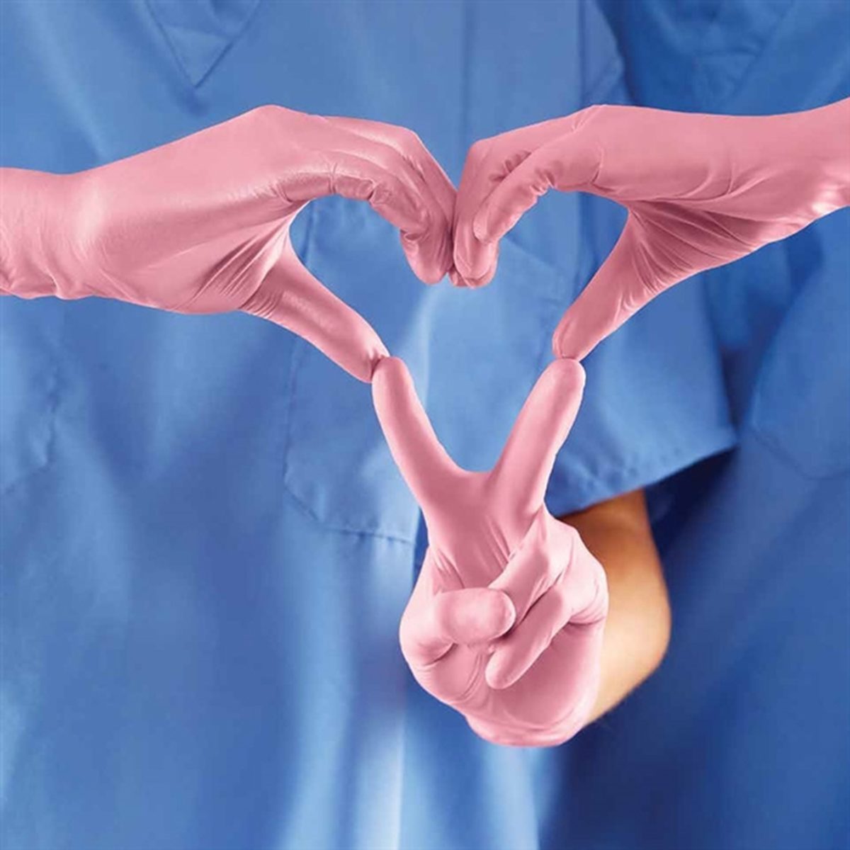 Pink Pearl Disposable Nitrile Gloves (50 pairs per box) LASH Vegas